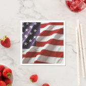 Amerikaanse vlag - sterren en stripes servet (Insitu)