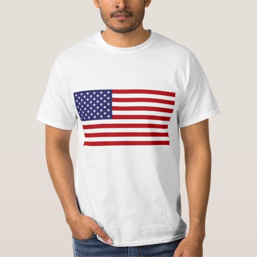 Amerikaanse vlag - sterren en strips - oude glorie t-shirt (Voorkant)