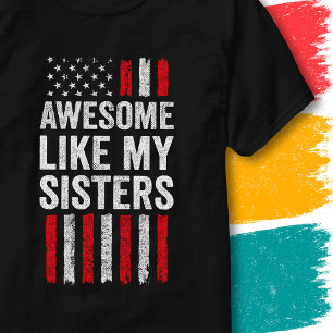 Amerikaanse Vlag Sterren Streep Geweldig Net Als M T-shirt