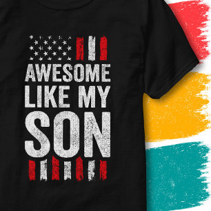 Amerikaanse Vlag Sterren Strepen Geweldig Net Als T-shirt