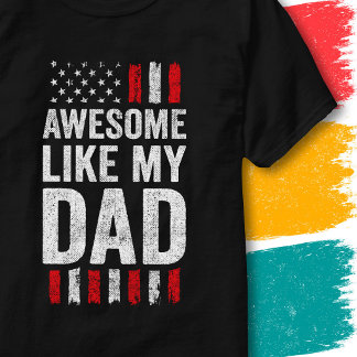Amerikaanse Vlag Sterren Strepen Geweldig Net Als T-shirt
