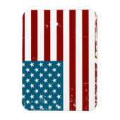 Amerikaanse vlag sterren strepen rood wit blauw magneet (Verticaal)