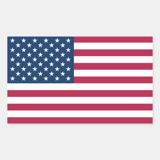 Amerikaanse Vlag Sticker (Voorkant)