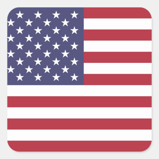 Amerikaanse vlag Sticker (Voorkant)