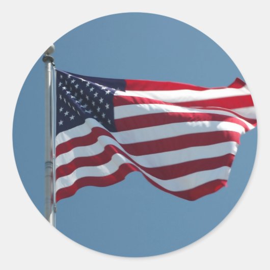 Amerikaanse vlag Sticker (Voorkant)