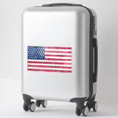 Amerikaanse vlag sticker (Koffer)