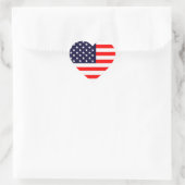 Amerikaanse vlag Sticker (Tas)