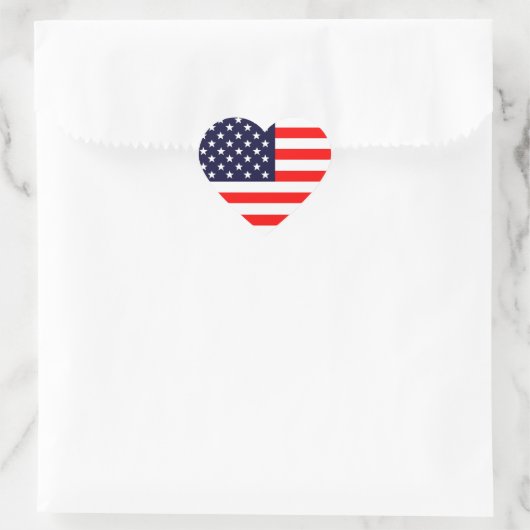 Amerikaanse vlag Sticker (Tas)