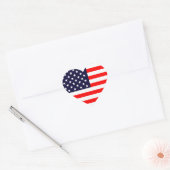 Amerikaanse vlag Sticker (Envelop)
