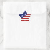 Amerikaanse vlag Sticker (Tas)