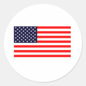 Amerikaanse vlag Sticker (Voorkant)