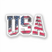 Amerikaanse vlag sticker (Voorkant)