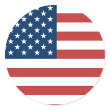 Amerikaanse vlag sticker