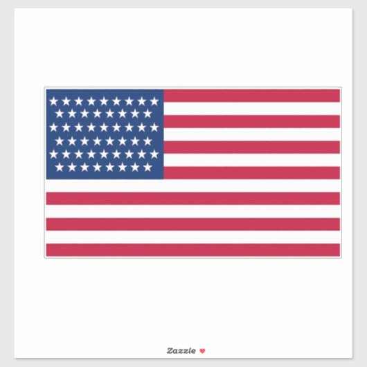 Amerikaanse vlag sticker (Vel)