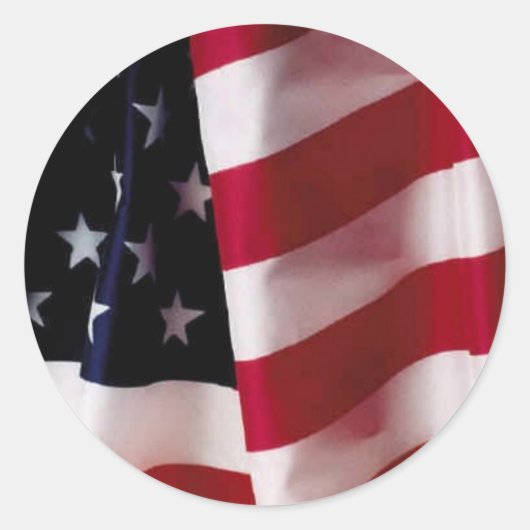 Amerikaanse vlag Sticker (Voorkant)