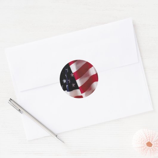 Amerikaanse vlag Sticker (Envelop)