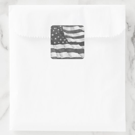 Amerikaanse vlag Sticker (Tas)