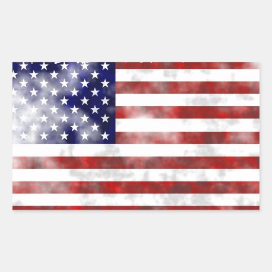 Amerikaanse vlag Sticker (Voorkant)