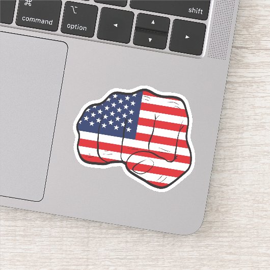 Amerikaanse vlag sticker (Detail)