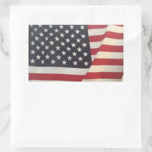 Amerikaanse vlag Sticker (Tas)