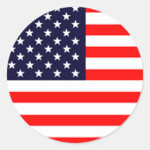 Amerikaanse vlag Sticker (Voorkant)