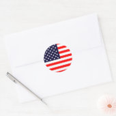 Amerikaanse vlag Sticker (Envelop)