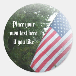 Amerikaanse vlag sticker