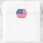 Amerikaanse vlag Sticker (Tas)