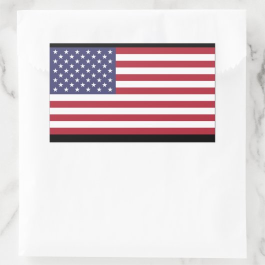 Amerikaanse vlag Sticker (Tas)