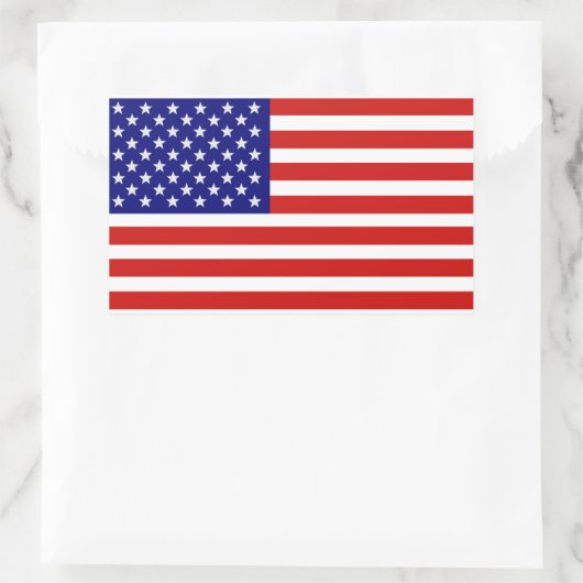 Amerikaanse vlag Sticker (Tas)