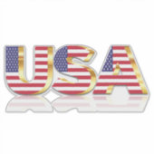 Amerikaanse vlag Sticker Patriottisch (Voorkant)