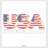 Amerikaanse vlag Sticker Patriottisch (Vel)