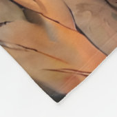 Amerikaanse vlag stijgende adelaar ontwerper fleece deken (Hoek)