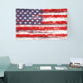 Amerikaanse vlag,  stijl spandoek (Beurs)