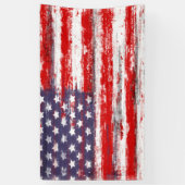 Amerikaanse vlag,  stijl spandoek (Verticaal)