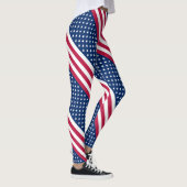 Amerikaanse vlag stimuleert patroon leggings (Rechts)