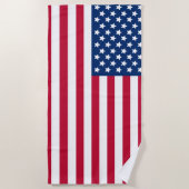 Amerikaanse vlag strandlaken (Voorkant)