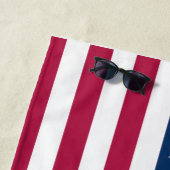 Amerikaanse vlag strandlaken (In situ)