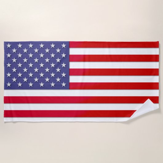Amerikaanse vlag strandlaken (Voorkant)