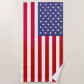 Amerikaanse vlag strandlaken (Voorkant)
