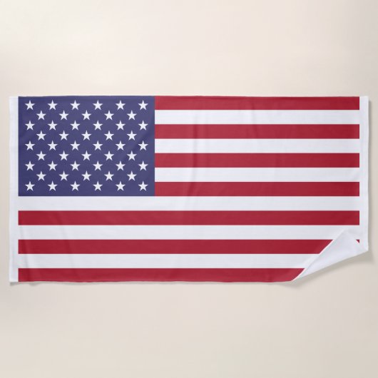 Amerikaanse vlag strandlaken (Voorkant)