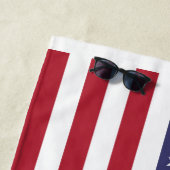 Amerikaanse vlag strandlaken (In situ)