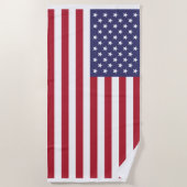 Amerikaanse vlag strandlaken (Voorkant)