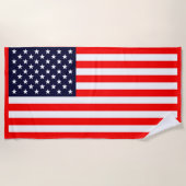 Amerikaanse vlag strandlaken (Voorkant)