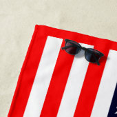 Amerikaanse vlag strandlaken (In situ)