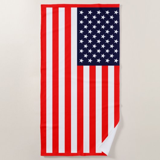 Amerikaanse vlag strandlaken (Voorkant)