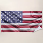 Amerikaanse vlag strandlaken (Voorkant)