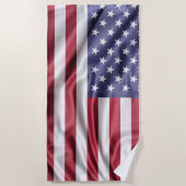 Amerikaanse vlag strandlaken (Voorkant)