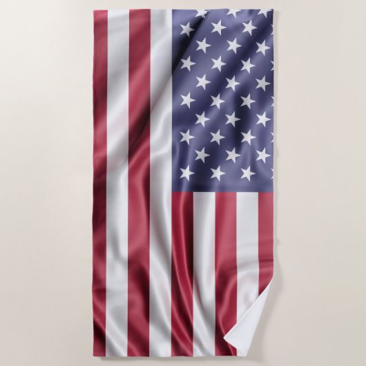 Amerikaanse vlag strandlaken (Voorkant)