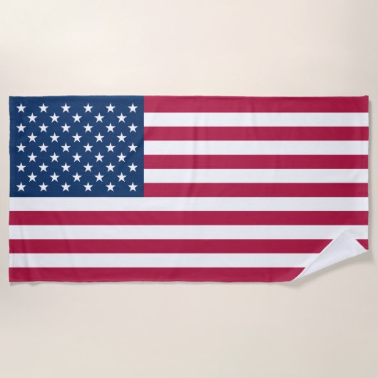 Amerikaanse vlag strandlaken (Voorkant)